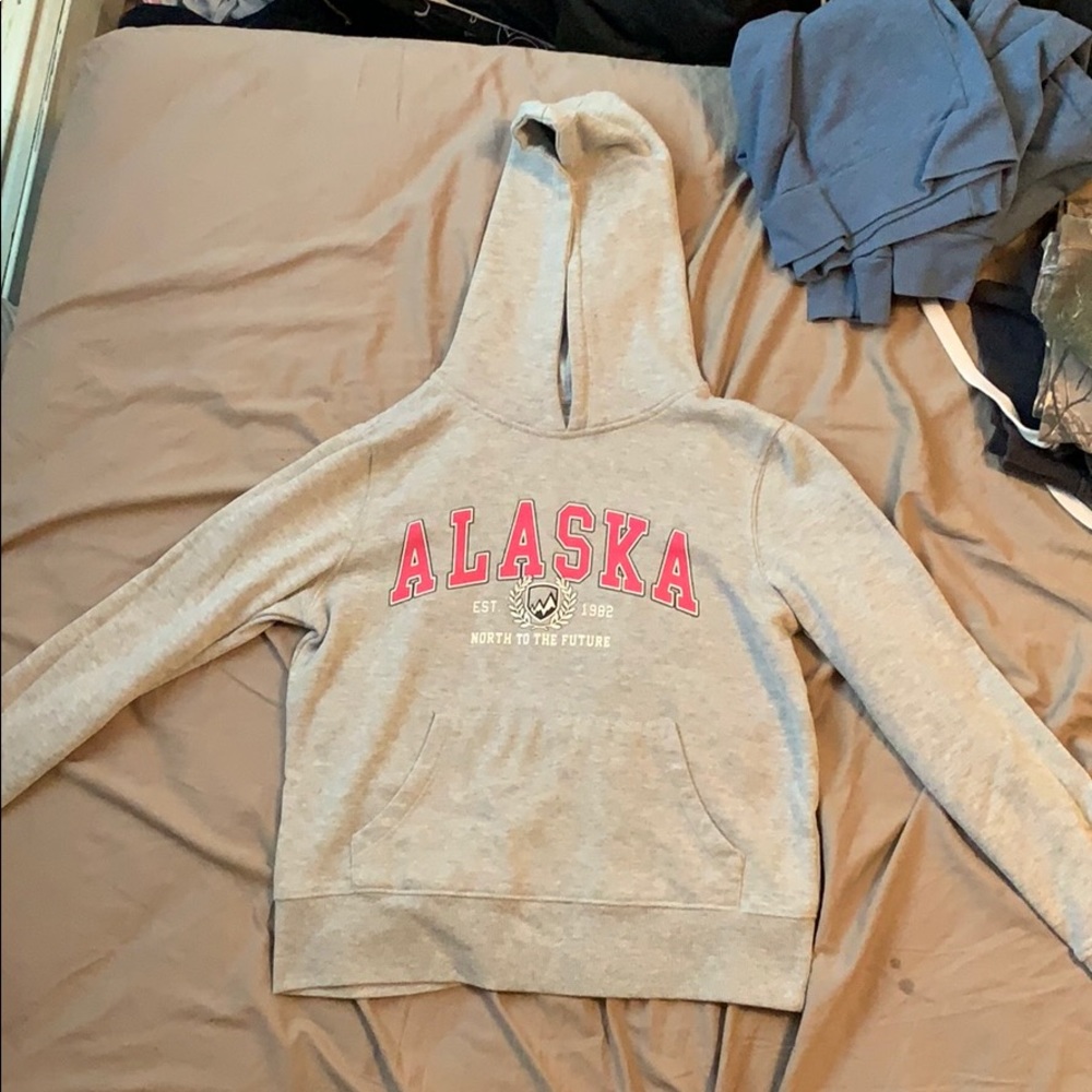 soft grey hoodie